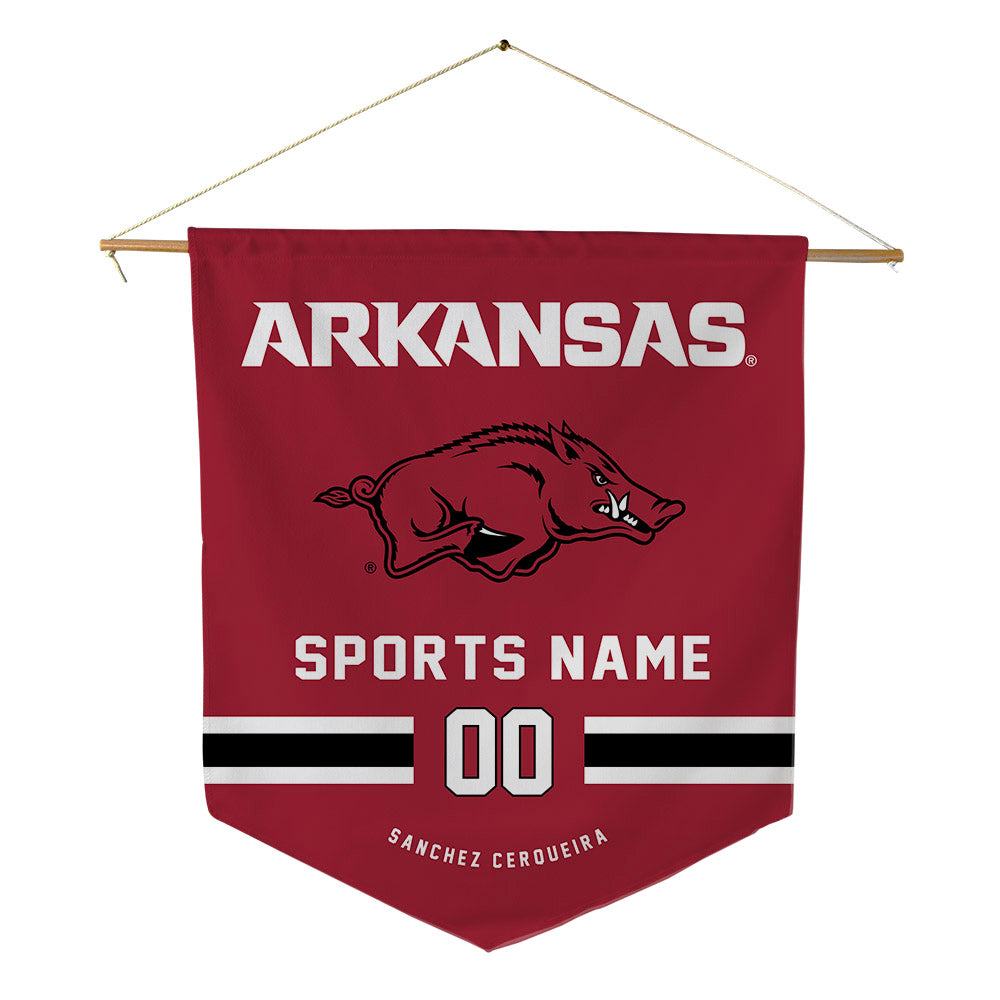 Arkansas - NCAA Women's Basketball : Cristina Sanchez Cerqueira - Pennant - 18" x 21"-0