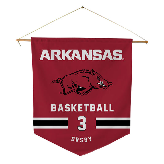 Arkansas - NCAA Women's Basketball : Allanah Orsby - Pennant - 18" x 21"-0