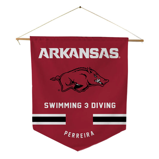 Arkansas - NCAA Women's Swimming & Diving : Isabella Perreira - Pennant - 18" x 21"-0