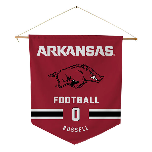 Arkansas - NCAA Football : Braylen Russell - Pennant - 18" x 21"-0