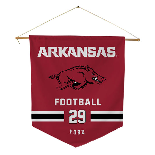 Arkansas - NCAA Football : Brandon Ford - Pennant - 18" x 21"-0