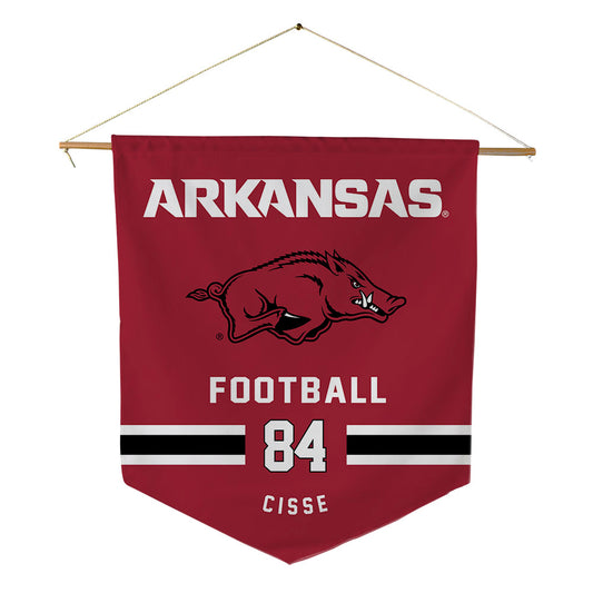 Arkansas - NCAA Football : Ismael Cisse - Pennant - 18" x 21"-0