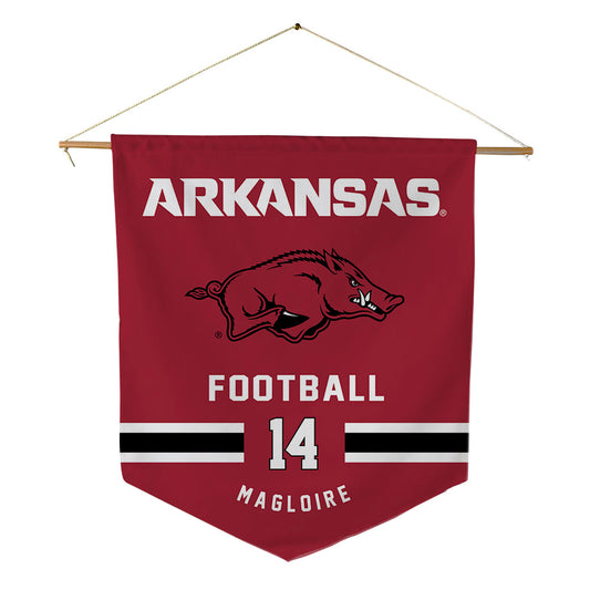 Arkansas - NCAA Football : Kyeaure Magloire - Pennant - 18" x 21"-0