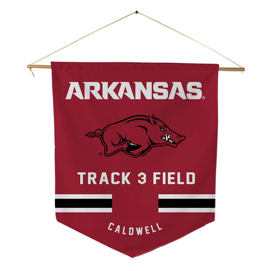 Arkansas - NCAA Men's Track & Field : TJ Caldwell - Pennant - 18" x 21"-0