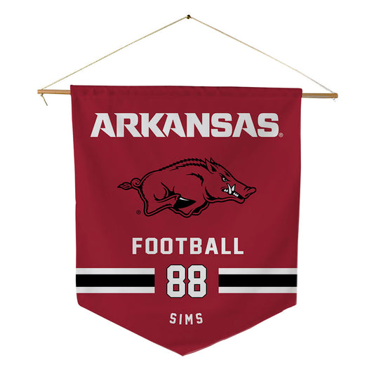 Arkansas - NCAA Football : Xadavien Sims - Pennant - 18" x 21"-0