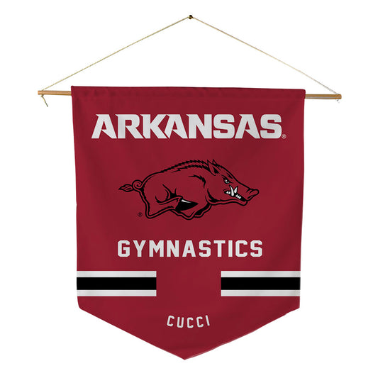 Arkansas - NCAA Women's Gymnastics : Allison Cucci - Pennant - 18" x 21"-0