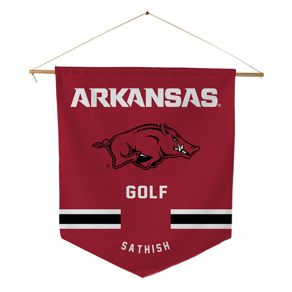 Arkansas - NCAA Women's Golf : Swetha Sathish - Pennant - 18" x 21"-0