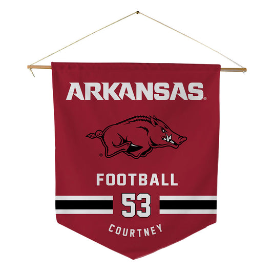 Arkansas - NCAA Football : Kash Courtney - Pennant - 18" x 21"-0