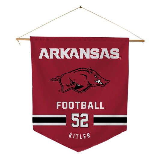 Arkansas - NCAA Football : Caden Kitler - Pennant - 18" x 21"-0