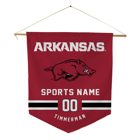 Arkansas - NCAA Softball : Saylor Timmerman - Pennant - 18" x 21"-0