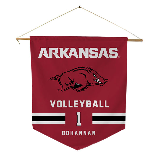Arkansas - NCAA Women's Volleyball : Laci Bohannan - Pennant - 18" x 21"-0