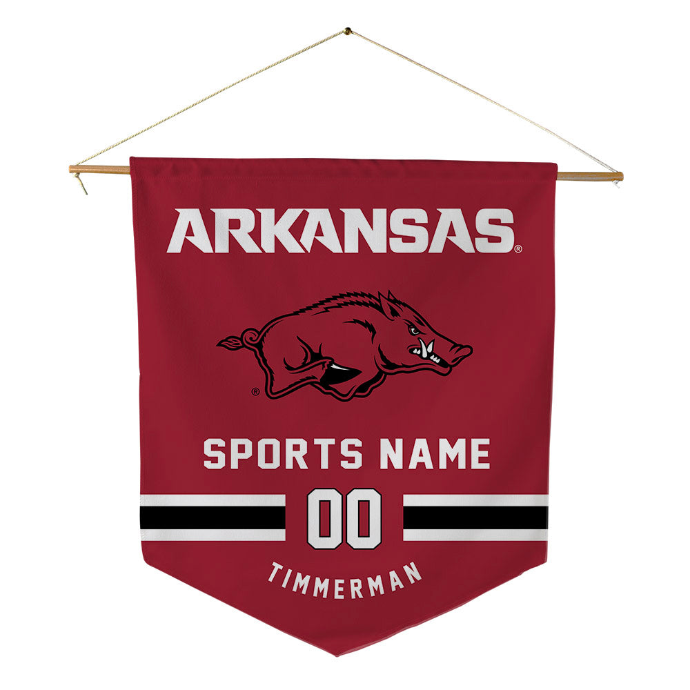 Arkansas - NCAA Softball : Saylor Timmerman - Pennant - 18" x 21"-0