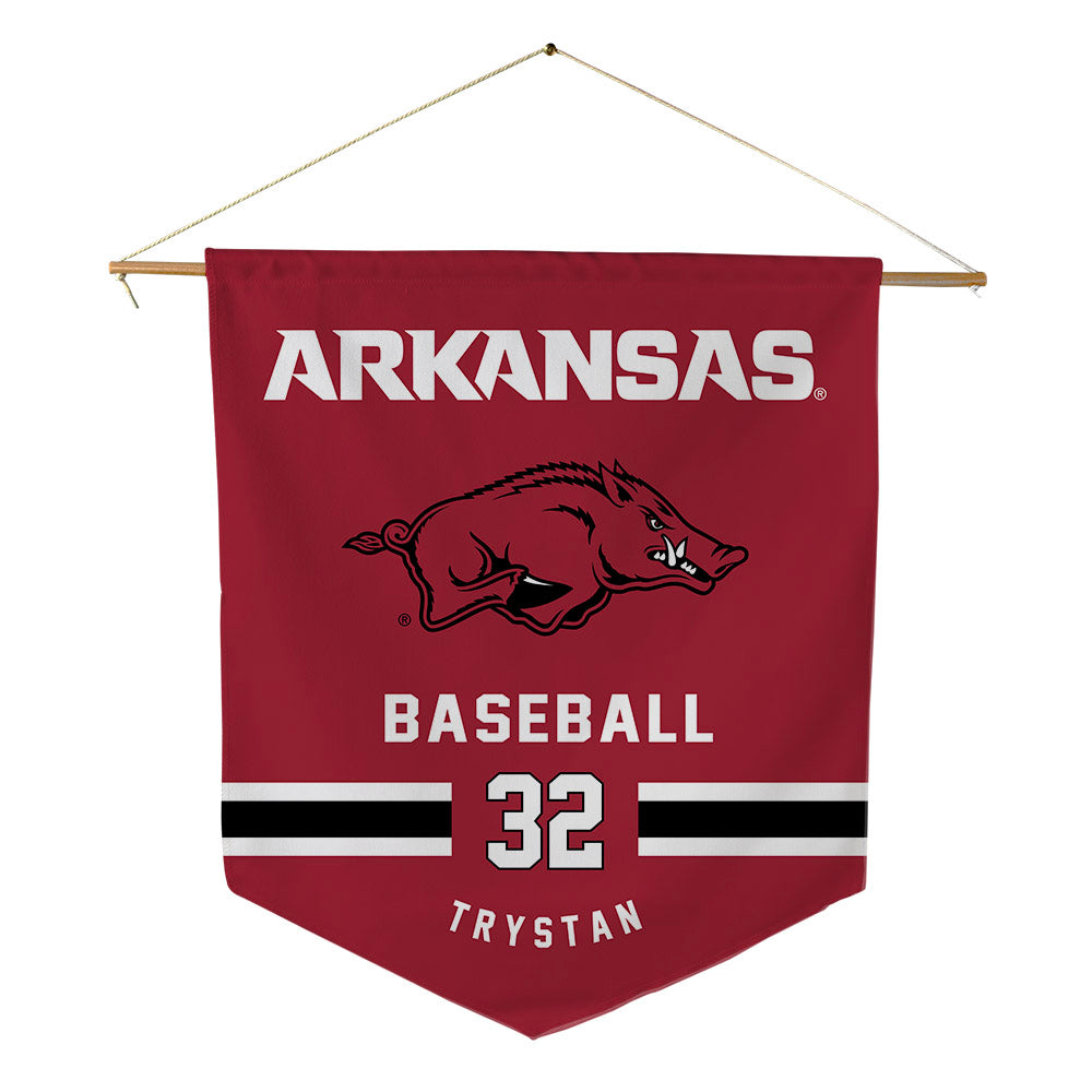 Arkansas - NCAA Baseball : Trystan Trystan - Pennant - 18" x 21"-0