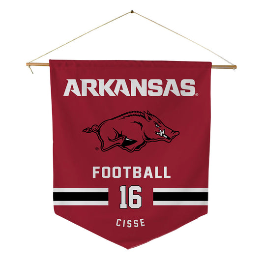 Arkansas - NCAA Football : Ismael Cisse - Pennant - 18" x 21"-0
