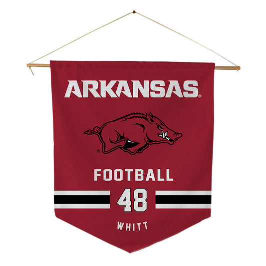 Arkansas - NCAA Football : Joseph Whitt - Pennant - 18" x 21"-0