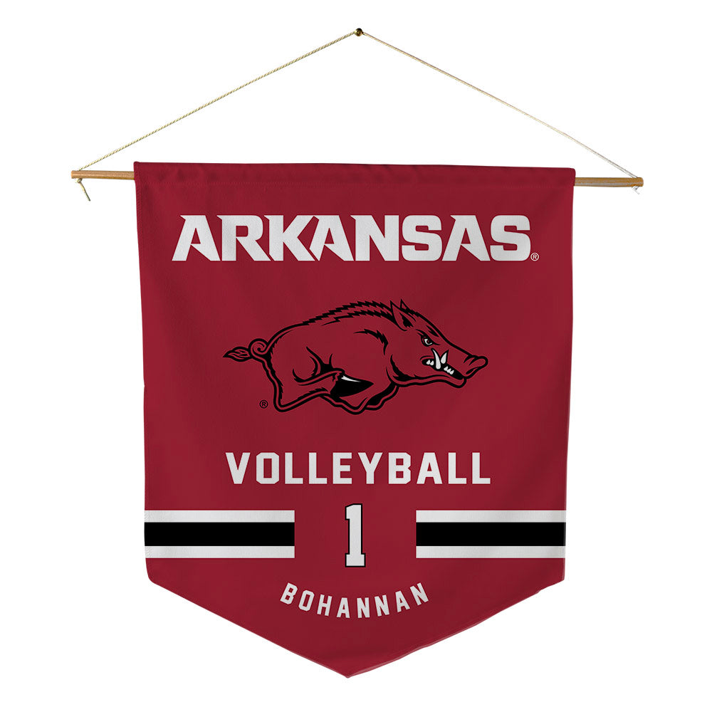 Arkansas - NCAA Women's Volleyball : Laci Bohannan - Pennant - 18" x 21"-0