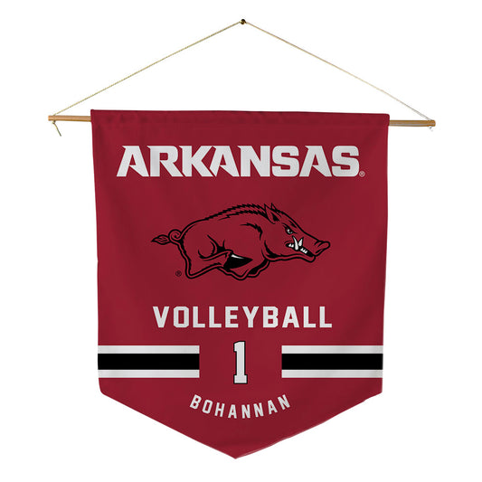 Arkansas - NCAA Women's Volleyball : Laci Bohannan - Pennant - 18" x 21"-0