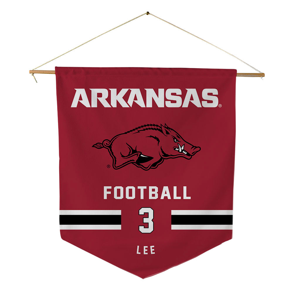 Arkansas - NCAA Football : Braydon Lee - Pennant - 18" x 21"-0