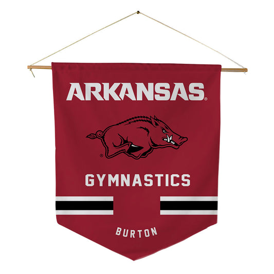 Arkansas - NCAA Women's Gymnastics : Bradley Burton - Pennant - 18" x 21"-0