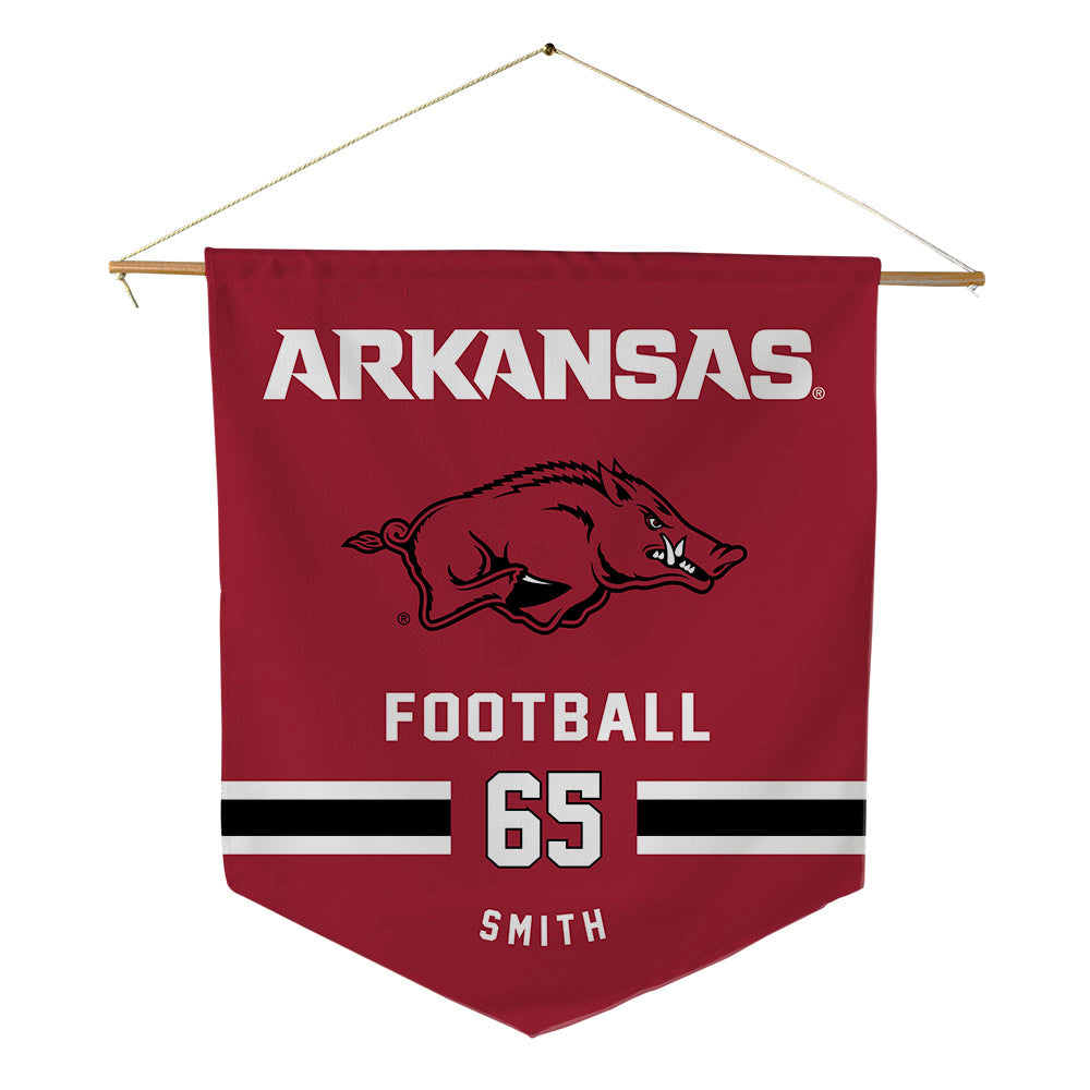 Arkansas - NCAA Football : Aaron Smith - Pennant - 18" x 21"-0