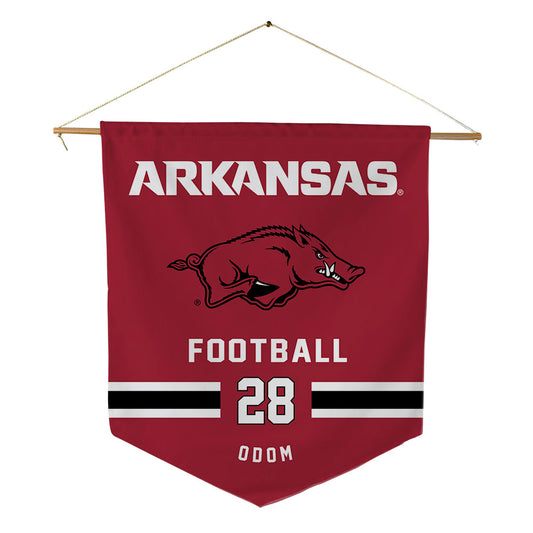 Arkansas - NCAA Football : Trajen Odom - Pennant - 18" x 21"-0