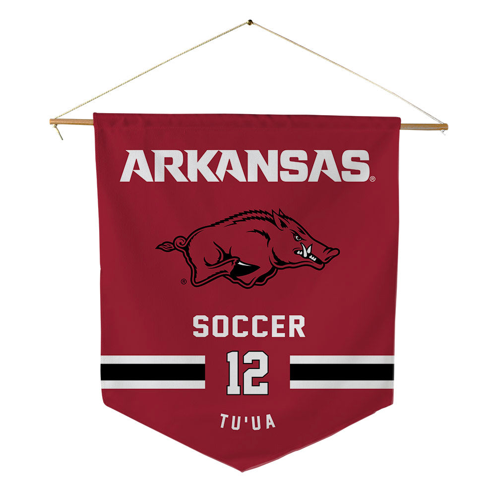 Arkansas - NCAA Women's Soccer : Vailana Tu'ua - Pennant - 18" x 21"-0