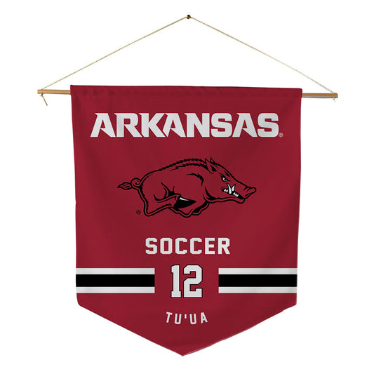 Arkansas - NCAA Women's Soccer : Vailana Tu'ua - Pennant - 18" x 21"-0