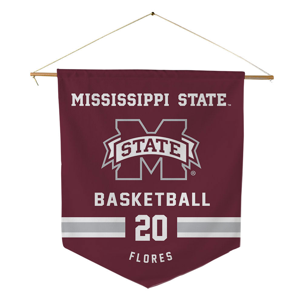 Mississippi State - NCAA Women's Basketball : Andrea Flores - Pennant - 18" x 21"-0