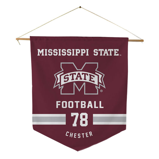 Mississippi State - NCAA Football : Dj Chester - Pennant - 18" x 21"-0