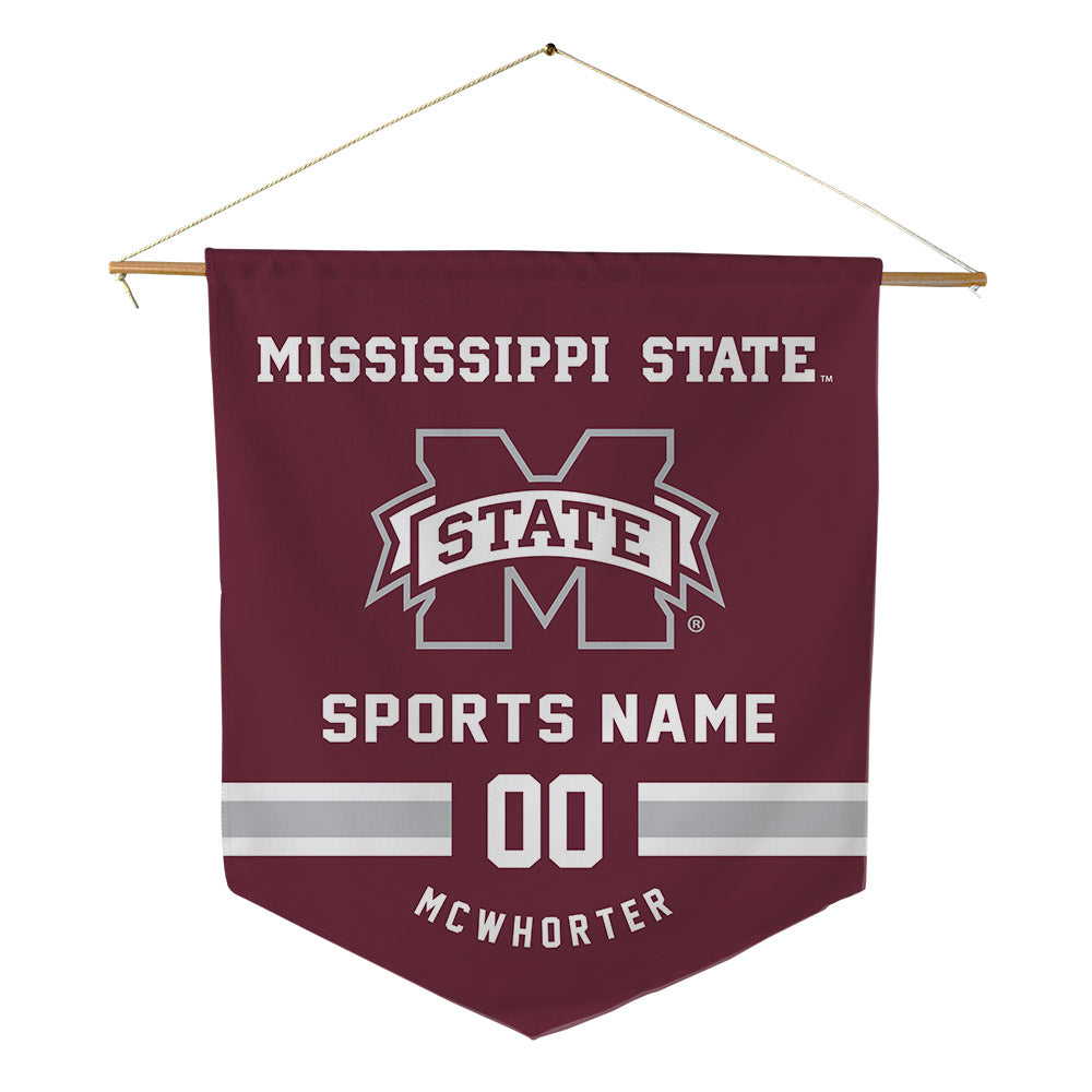 Mississippi State - NCAA Football : Brodie McWhorter - Pennant - 18" x 21"-0