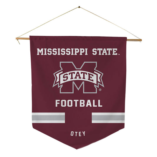 Mississippi State - NCAA Football : Dreien Otey - Pennant - 18" x 21"-0