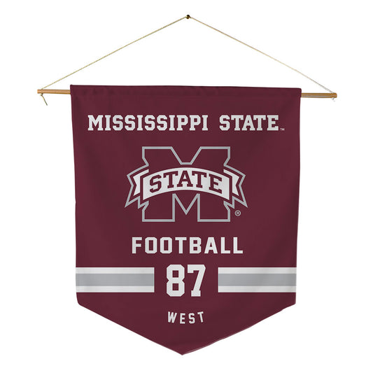 Mississippi State - NCAA Football : Sam West - Pennant - 18" x 21"-0