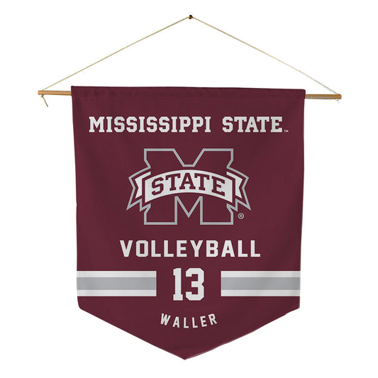Mississippi State - NCAA Women's Volleyball : Sydnie Waller - Pennant - 18" x 21"-0