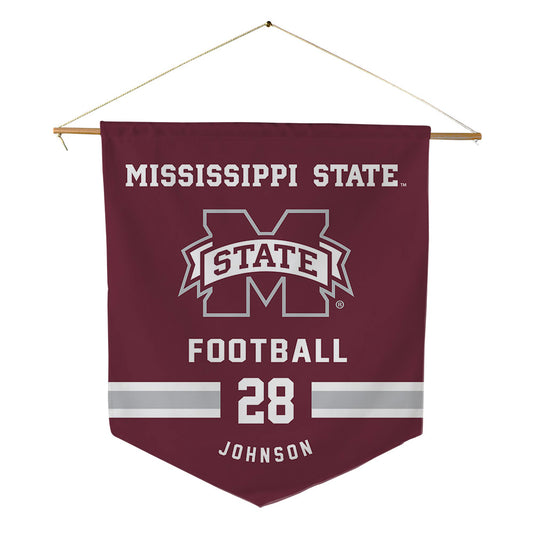 Mississippi State - NCAA Football : Tanner Johnson - Pennant - 18" x 21"-0