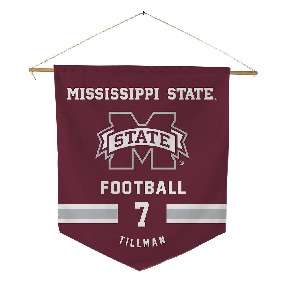 Mississippi State - NCAA Football : Zakari Tillman - Pennant - 18" x 21"-0