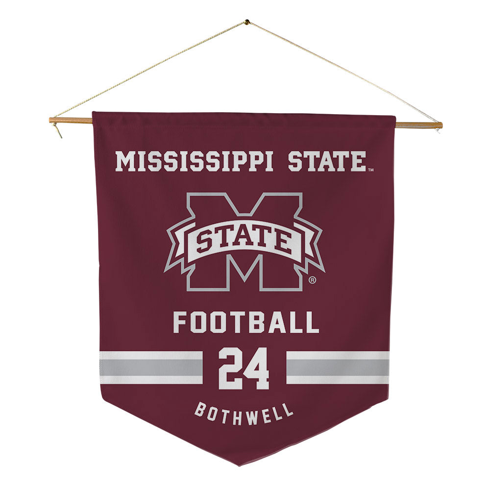 Mississippi State - NCAA Football : Fluff Bothwell - Pennant - 18" x 21"-0