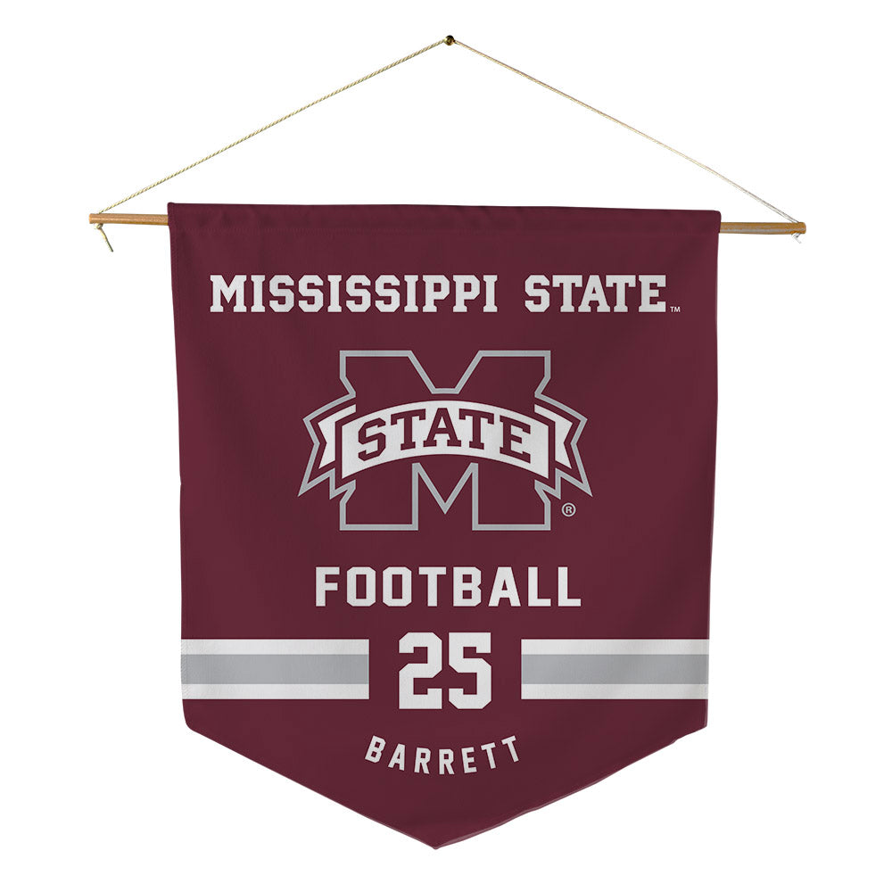 Mississippi State - NCAA Football : Kolby Barrett - Pennant - 18" x 21"-0