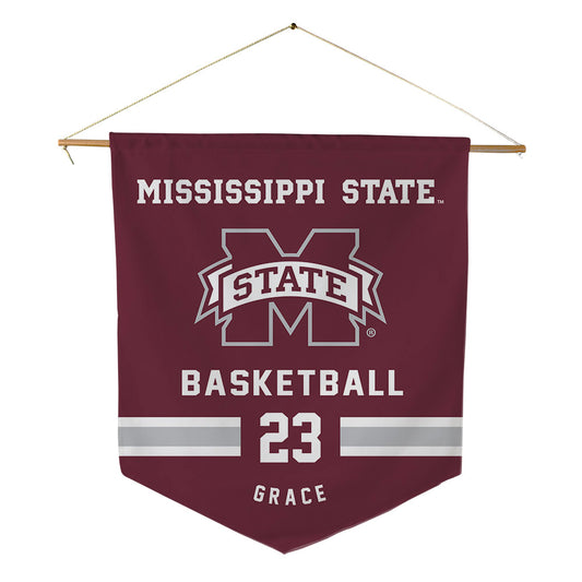 Mississippi State - NCAA Men's Basketball : King Grace - Pennant - 18" x 21"-0