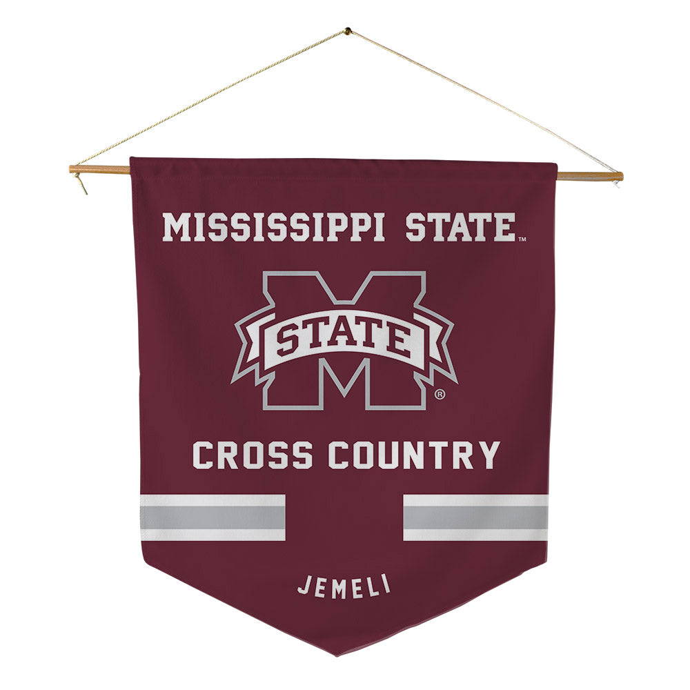 Mississippi State - NCAA Women's Cross Country : Nelly Jemeli - Pennant - 18" x 21"-0