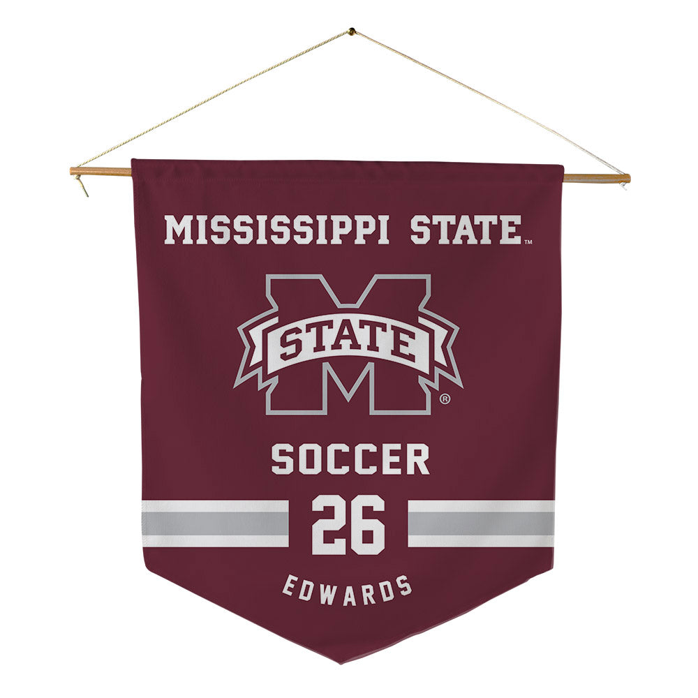 Mississippi State - NCAA Football : Emily Edwards - Pennant - 18" x 21"-0