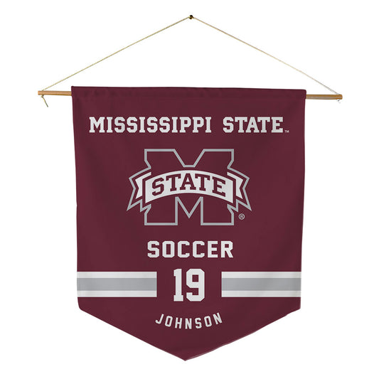 Mississippi State - NCAA Women's Soccer : Hailey Johnson - Pennant - 18" x 21"-0