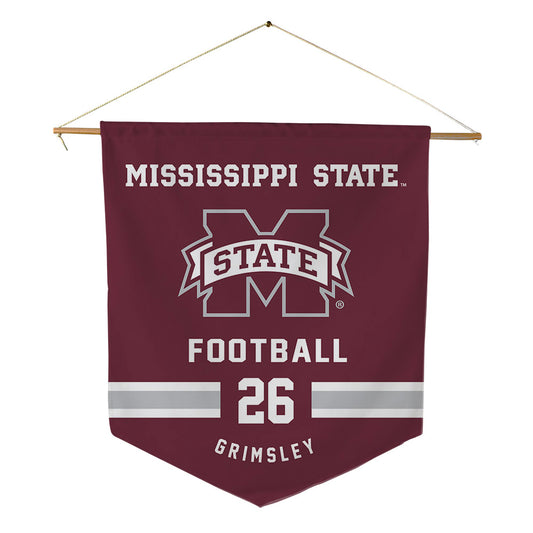 Mississippi State - NCAA Football : Jamroc Grimsley - Pennant - 18" x 21"-0