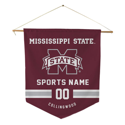 Mississippi State - NCAA Men's Basketball : Jalyn Collingwood - Pennant - 18" x 21"-0