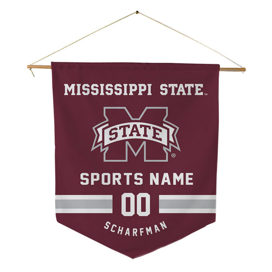 Mississippi State - NCAA Women's Volleyball : Kyla Scharfman - Pennant - 18" x 21"-0
