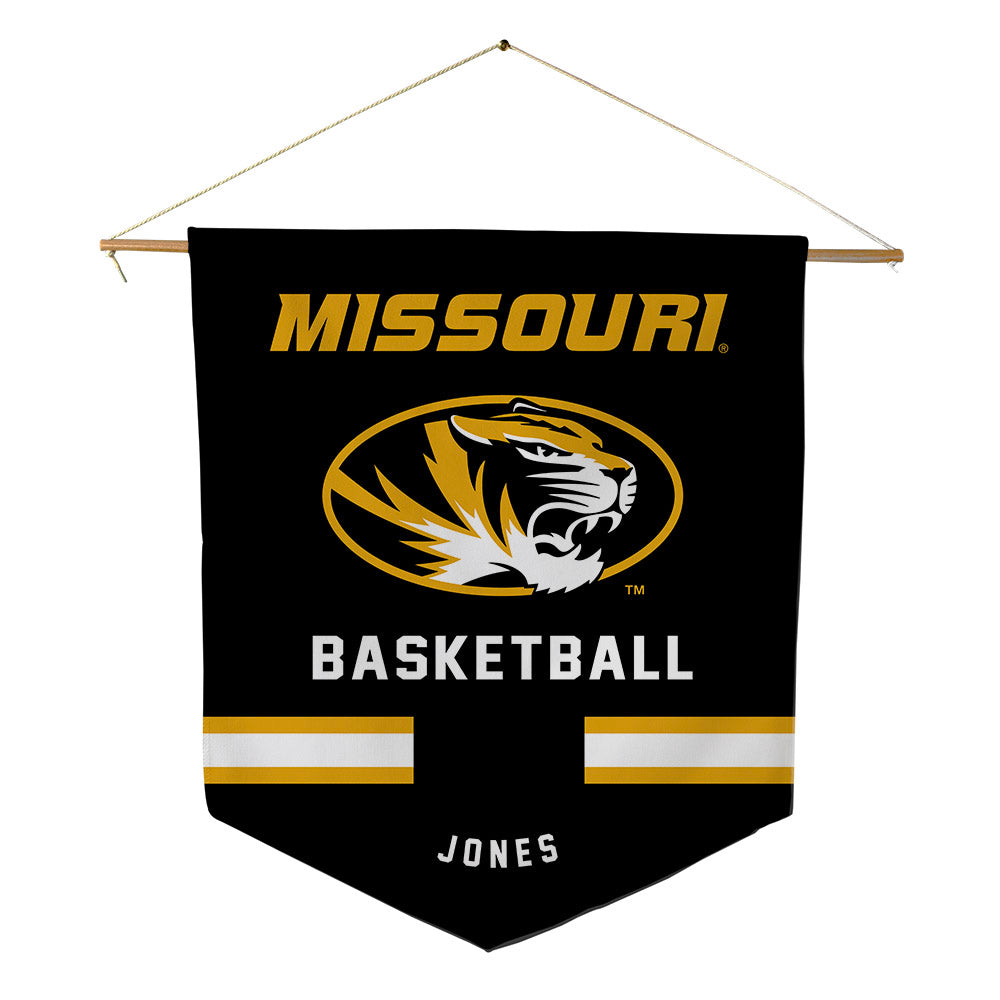 Missouri - NCAA Men's Basketball : Jamier Jones - Pennant - 18" x 21"-0