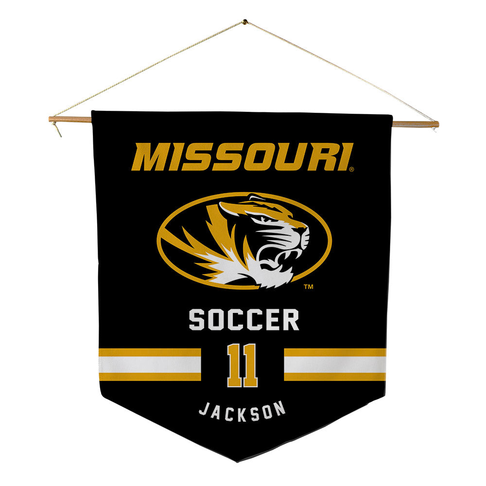 Missouri - NCAA Women's Soccer : Autumn Jackson - Pennant - 18" x 21"-0