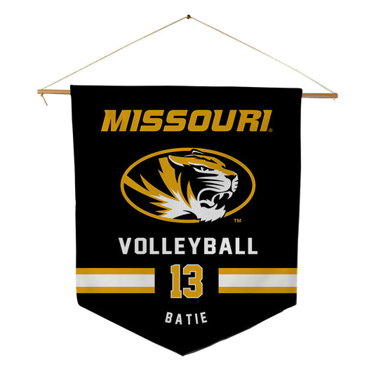 Missouri - NCAA Women's Volleyball : Piper Batie - Pennant - 18" x 21"-0