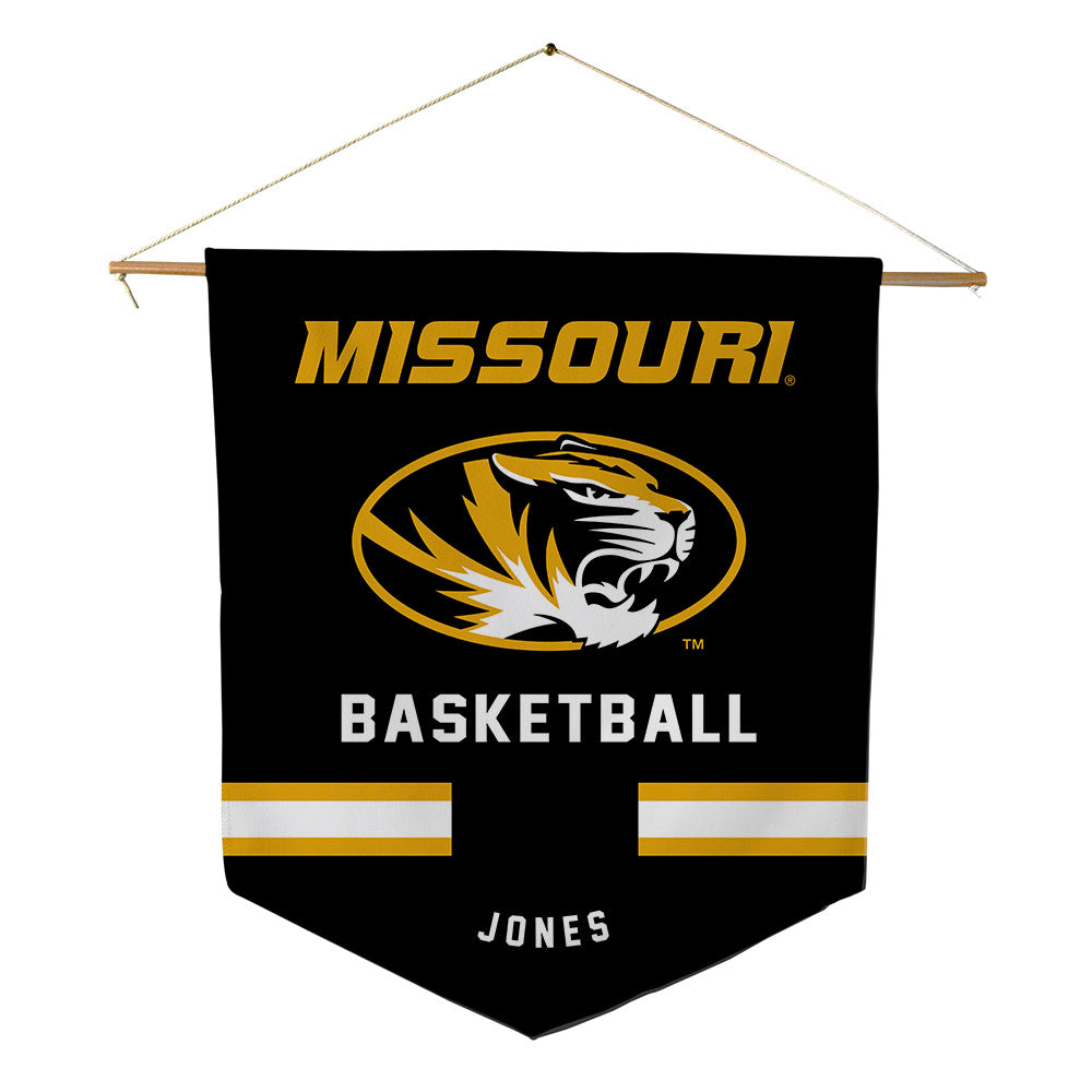 Missouri - NCAA Men's Basketball : Jamier Jones - Pennant - 18" x 21"-0
