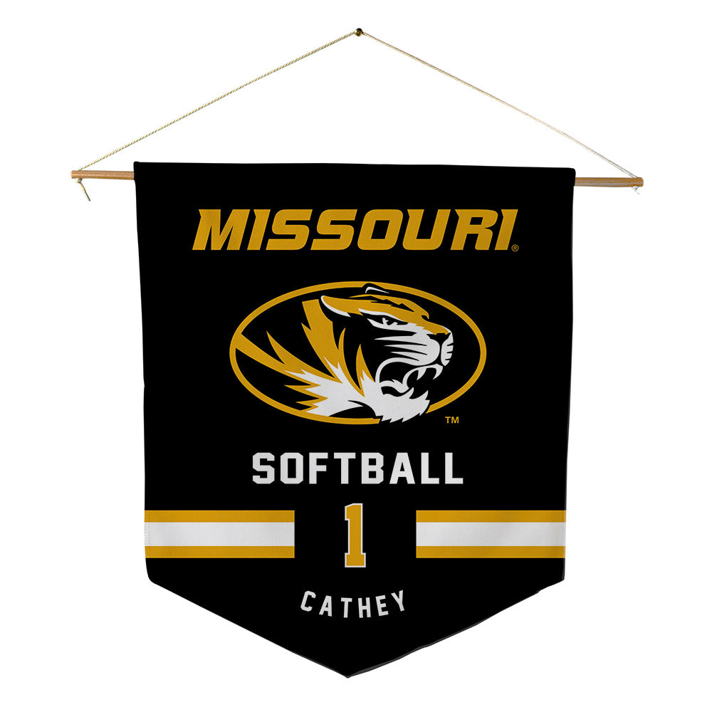 Missouri - NCAA Softball : Audrey Cathey - Pennant - 18" x 21"-0
