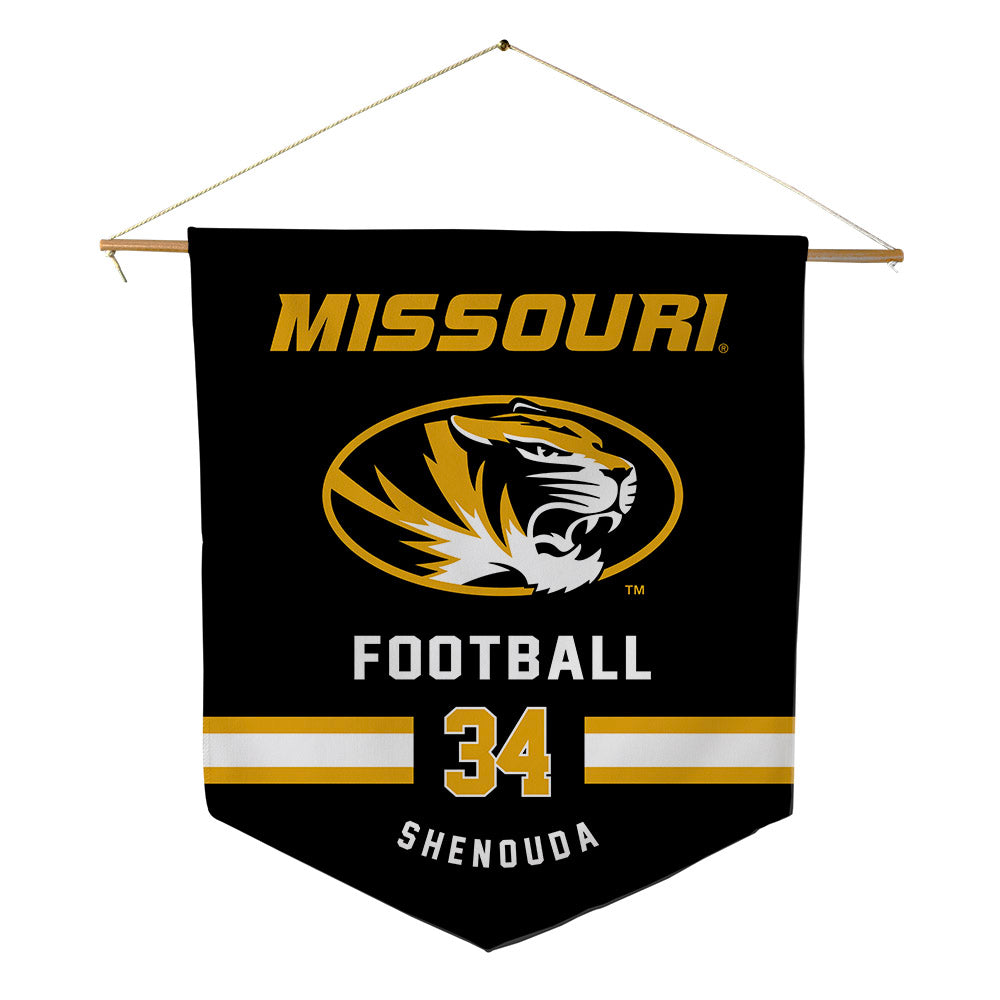 Missouri - NCAA Football : Mark Shenouda - Pennant - 18" x 21"-0